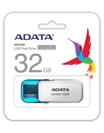 FLASH MEMORY ADATA 32GB UV240 WHITE