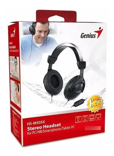 HEADSET + MICROFONO GENIUS HS-M505X 3.5MM