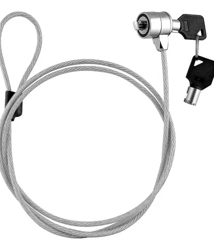 CABLE CANDADO GENERICO CON LLAVE