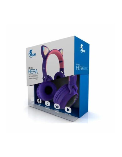HEADSET + MICROFONO XTECH XTH-650 BLUETOOTH/MICROSD