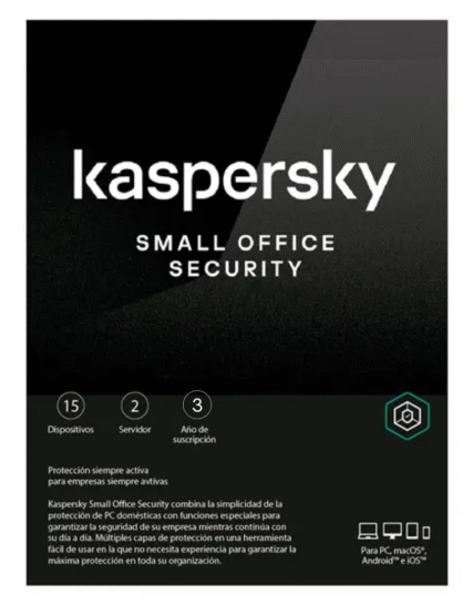 Kaspersky Small Office Security 8 / 15 dispositivos / 2 Server / 3 años / Base