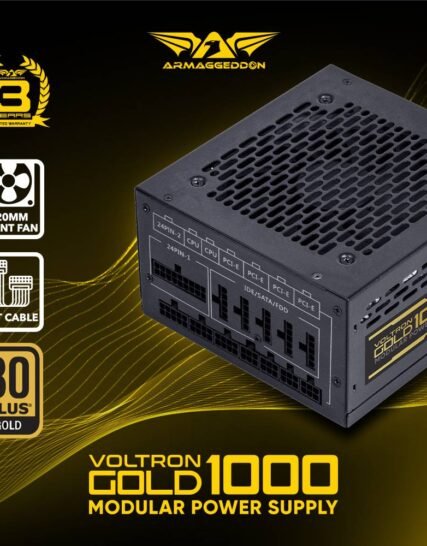 FUENTE ARMAGGEDDON VOLTRON 1000W 80+GOLD MODULAR