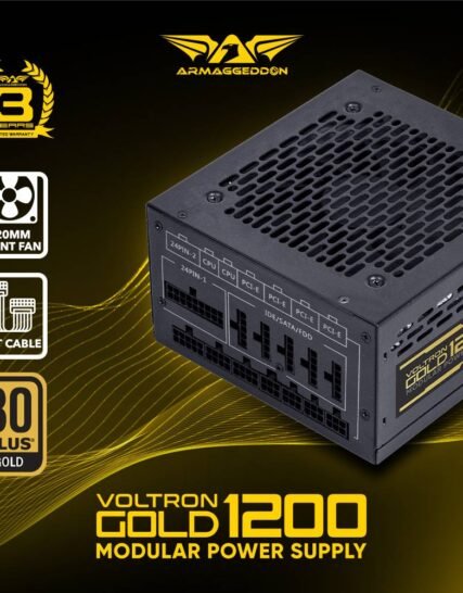 FUENTE ARMAGGEDDON VOLTRON 1200W 80+GOLD MODULAR