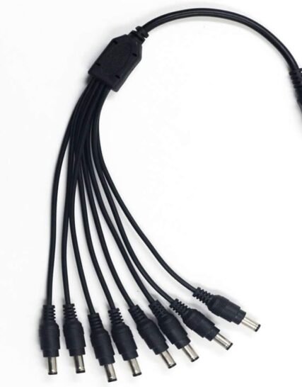 CABLE SPLITER DC PARA CAMARAS CCTV DE 1-8 VIAS