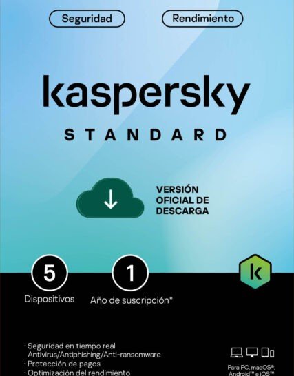 Kaspersky STANDARD  / 5 dispositivos / 1 año / Renovación