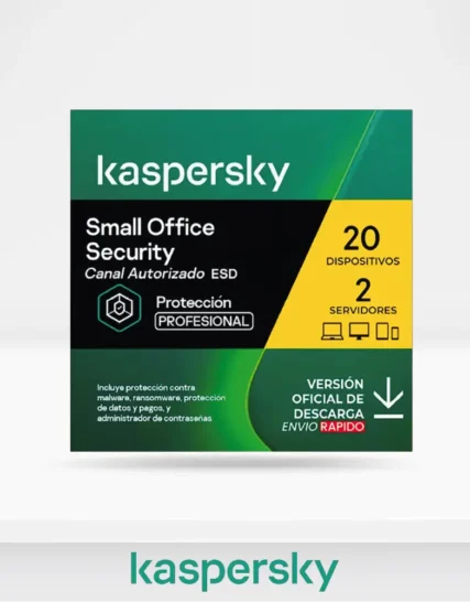 Kaspersky Small Office Security 8 / 20 dispositivos / 2 Server / 1 año / Base