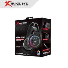 HEADSET + MICROFONO GAMING XTRIKE ME GH-510 BLACK RGB