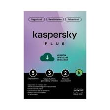 Kaspersky PLUS / 5 Dispositivos / 3 Cuentas KPM / 2 años / Base