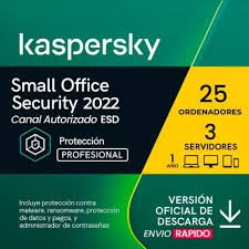 Kaspersky Small Office Security 8 / 25 dispositivos / 3 Server / 1 año / Base