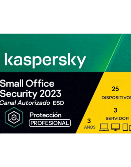 Kaspersky Small Office Security 8 / 25 dispositivos / 3 Server / 3 años / Renovación