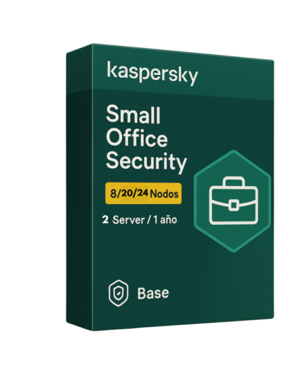 Kaspersky Small Office Security 8 / 20-24 Nodos / 2 Server / 1 año / Base