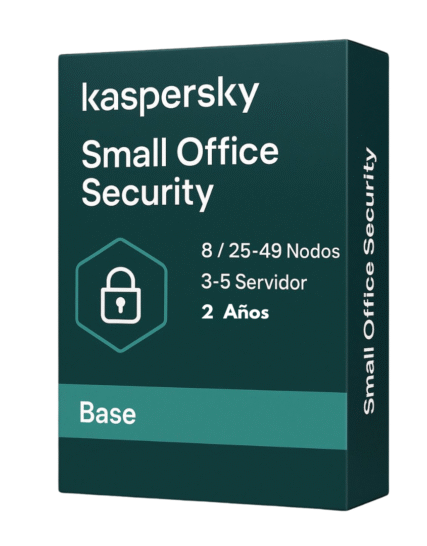 Kaspersky Small Office Security 8 / 25-49 Nodos / 3-5 Server / 2 años / Base