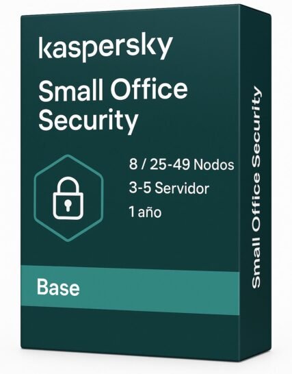 Kaspersky Small Office Security 8 / 25-49 Nodos / 3-5 Server / 1 año / Base