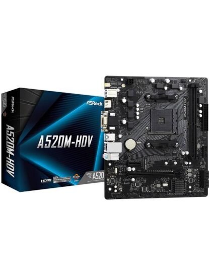 MAINBOARD ASROCK A520M-HDV AMD DDR4