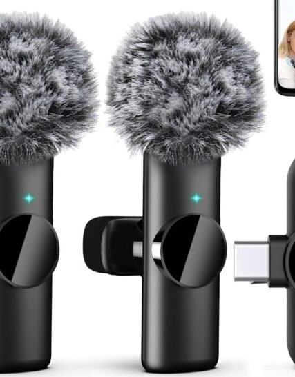 MICROFONO INALAMBRICO PARA CELULAR FELPA TIPO C DOBLE