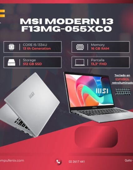 MSI MODERN 13 F13MG-055XCO