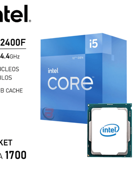 PROCESADOR INTEL CORE I5 12400F 2.50GHz 12AVA LGA  1700